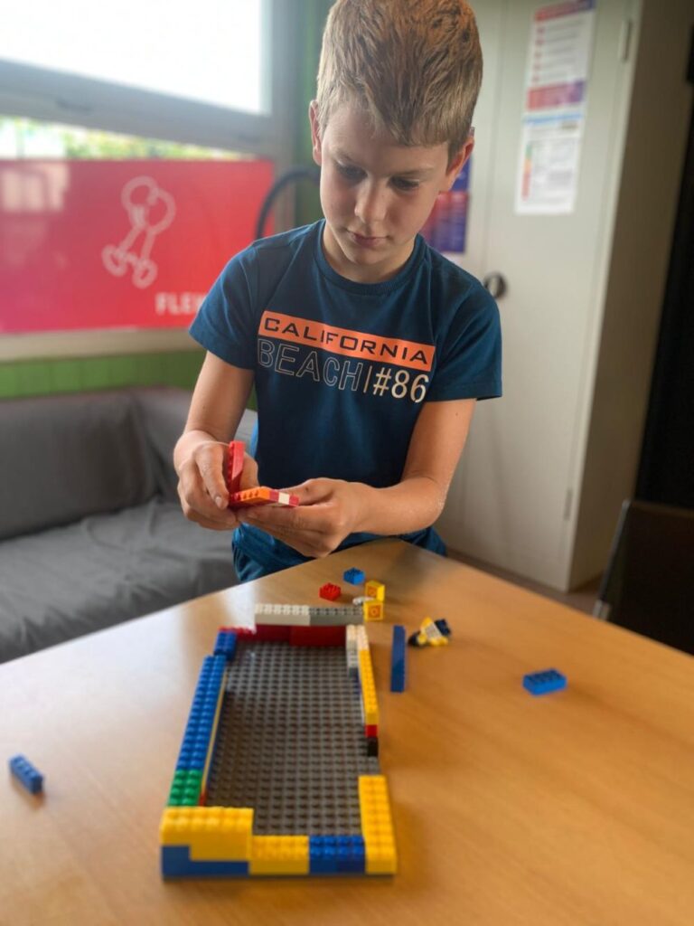 Sport-bso Flekss Lego bouwen