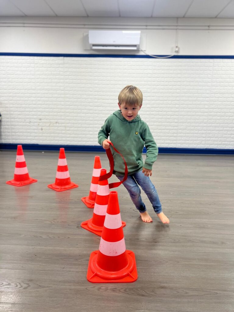 Estafette bij de gymles