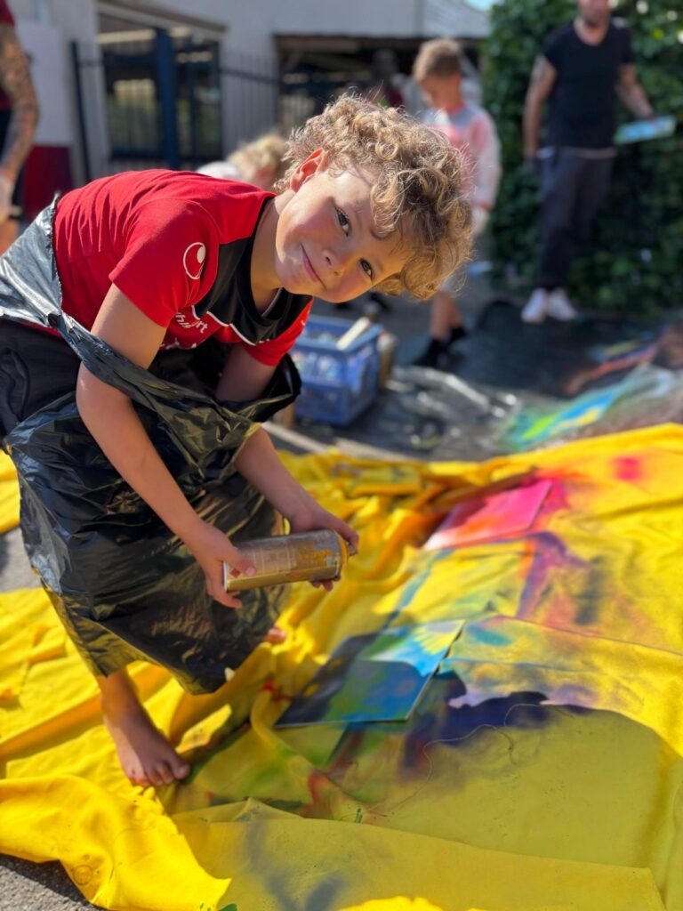 Mathenesse 1 - zelfgemaakte schort