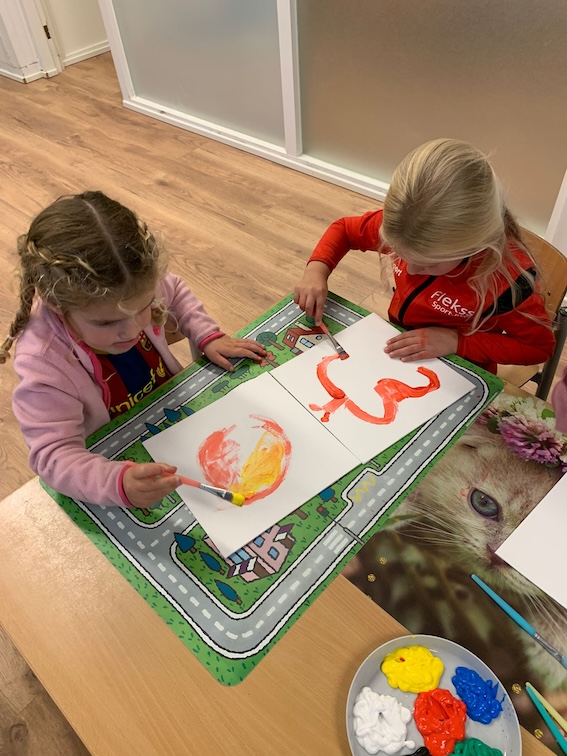 kinderen verven creatief plezier bso zevenbergen