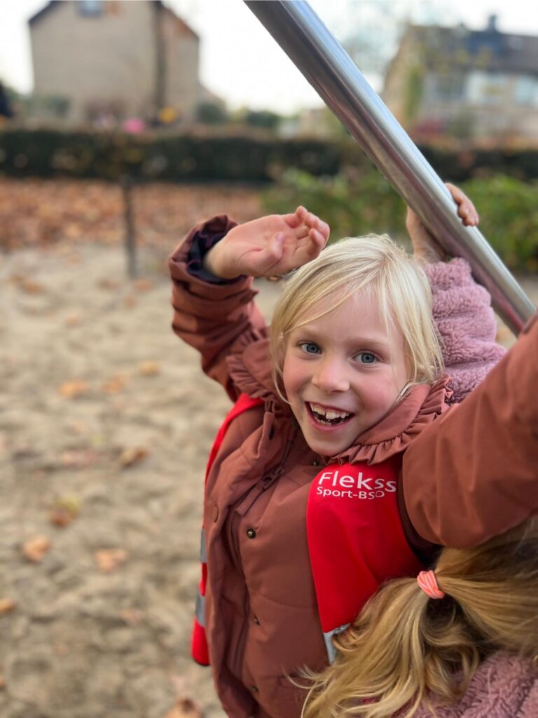 Klimmen op het klimtoestel