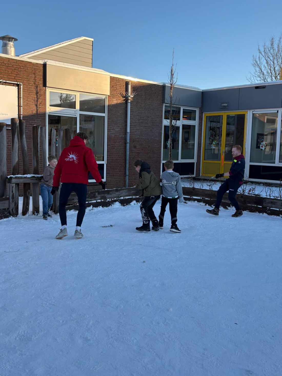Flekss zeggewijzer sneeuwpret