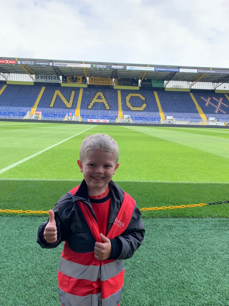 Een super gave rondleiding bij NAC Breda