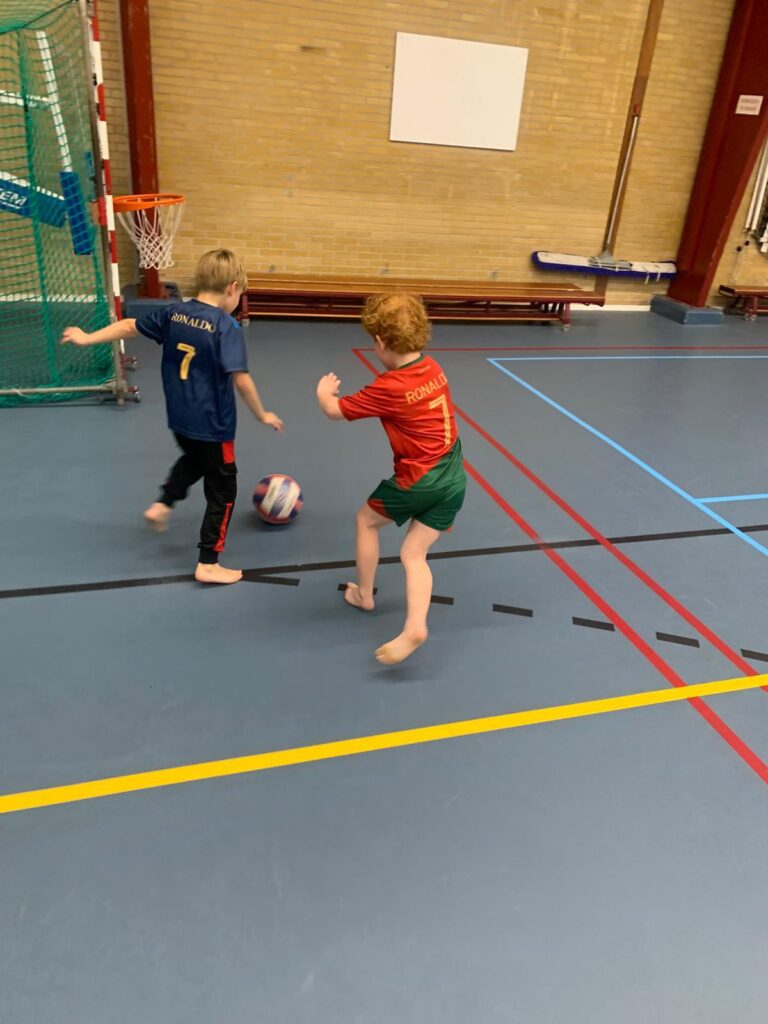 Blog week 24 SSC- voetballen in de gymzaal