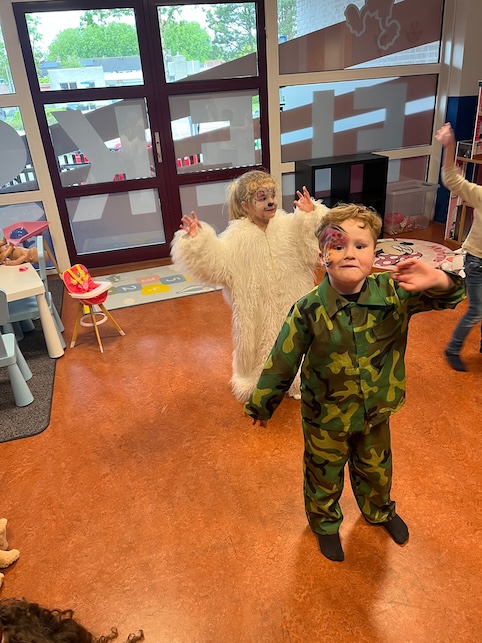 kinderen aan het dansen