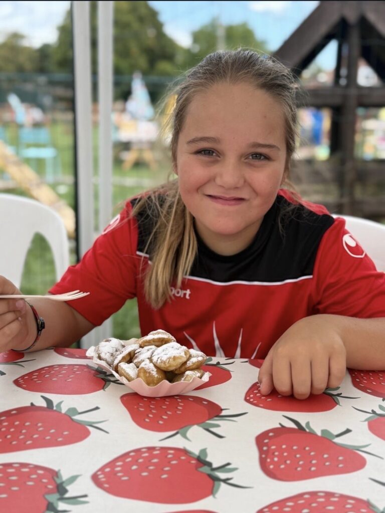 Made zomervakantie poffertjes
