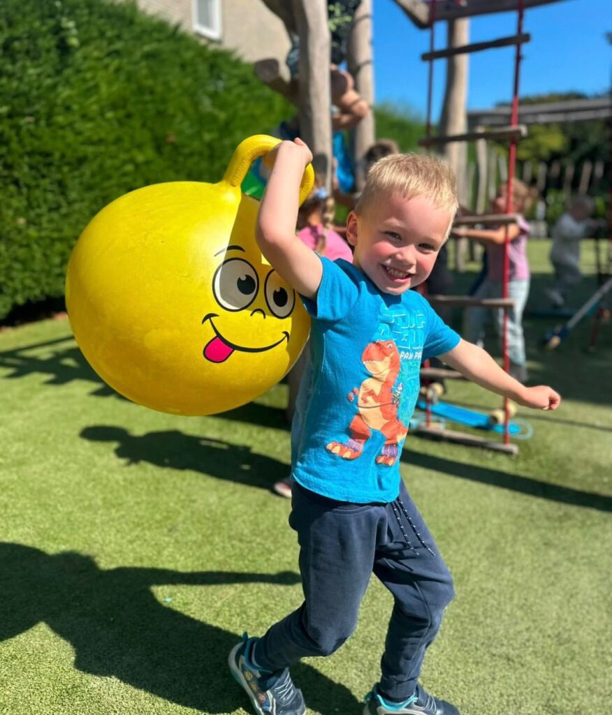 Rietvink buiten pret