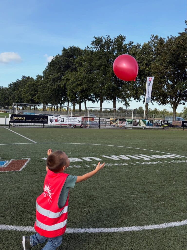 Blog september S.S.C.'55- spelen met ballonnen