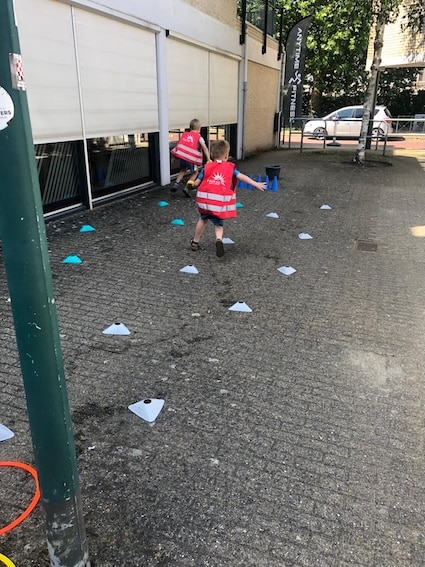 waterspelletje op de bso in juni